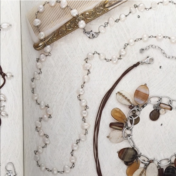 Silpada Pearl ‘Fresh Catch’ Flirty Sterling Necklace 32” - N1368 - Picture 12 of 16